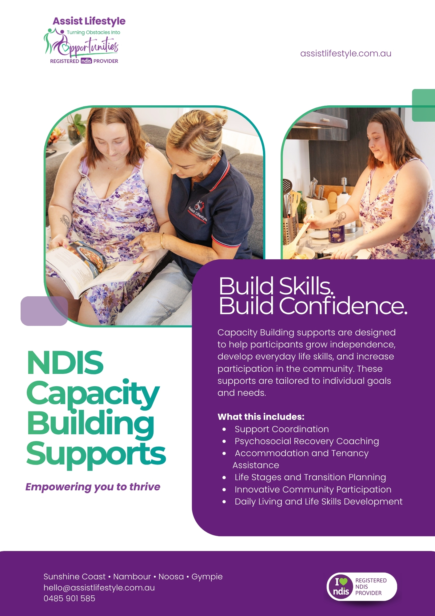 NDIS Capacity Building Supports